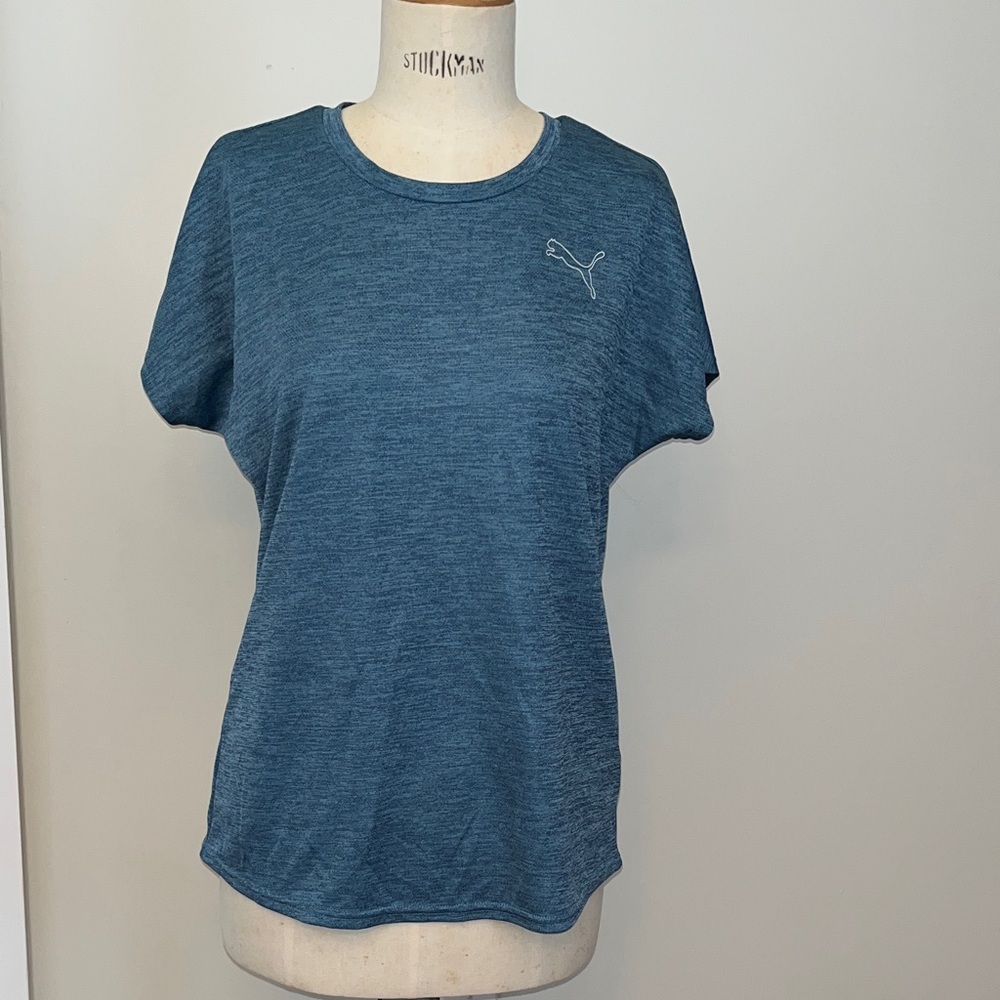 Puma Heathered Blue Women's Tee
